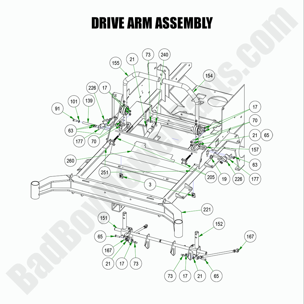 2022 Rebel - Drive Arm Assembly